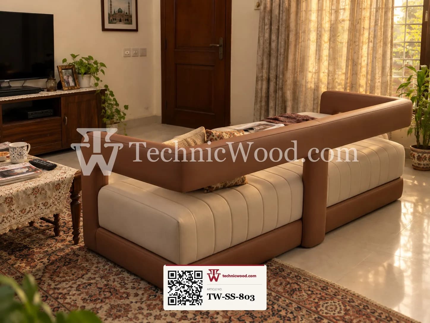 Warm Desi Living Room Retreat tw